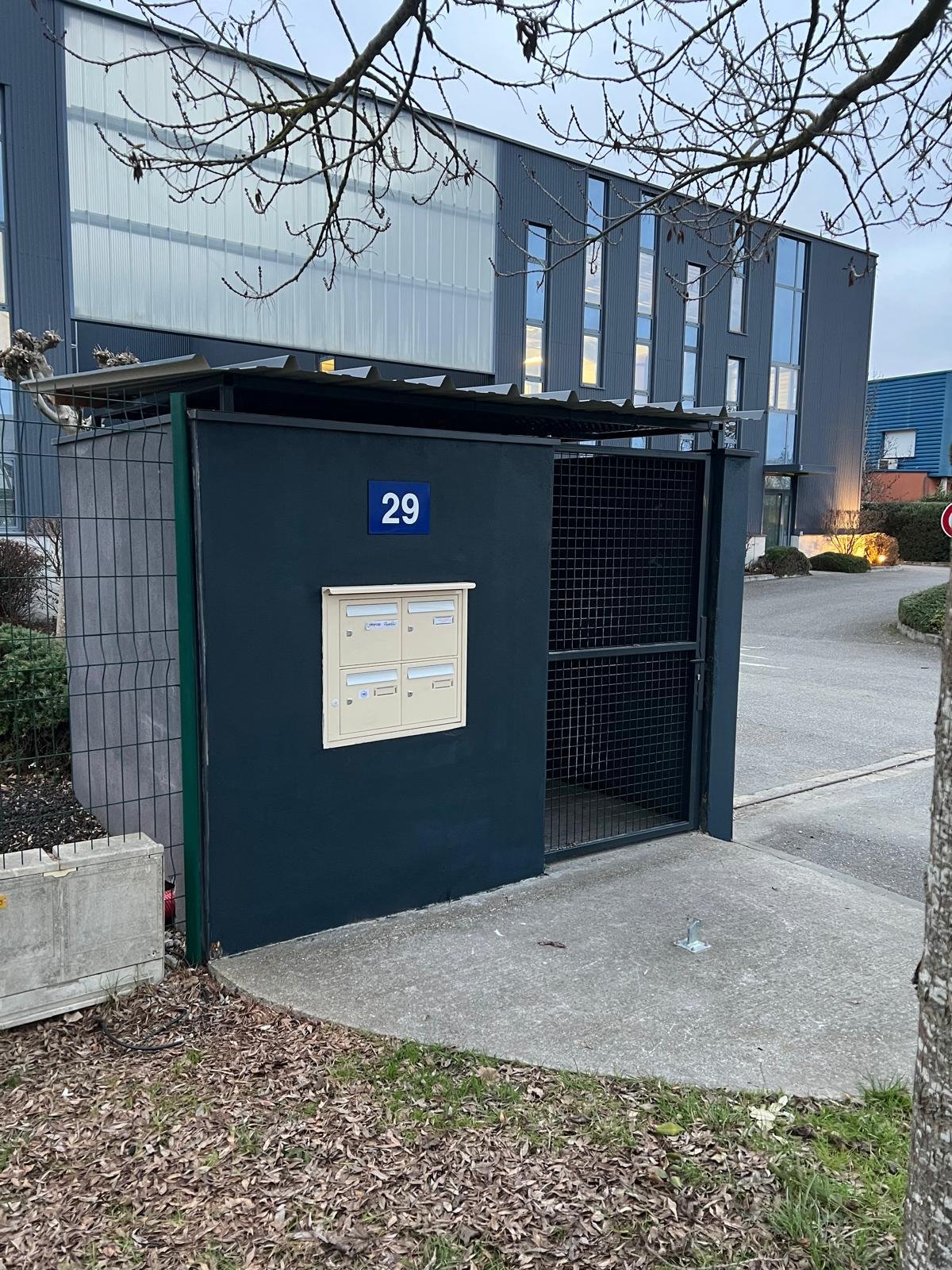 Interior renovation with yellow wall and painting supplies